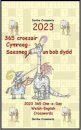 2023 365 croesair Cymraeg-Saesneg un bob dydd