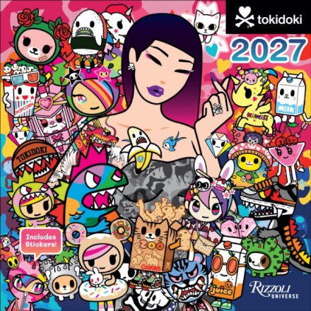 tokidoki 2027 Wall Calendar (Includes Stickers)