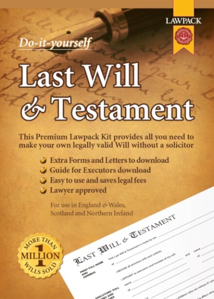 Lawpack Premium Last Will & Testament DIY Kit