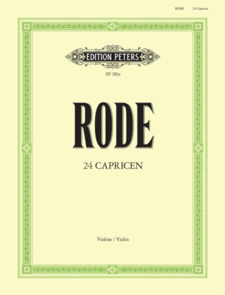 24 Caprices (in the Form of Etudes) for Violin