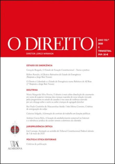 O Direito - Ano 152 (2020) Nº 2