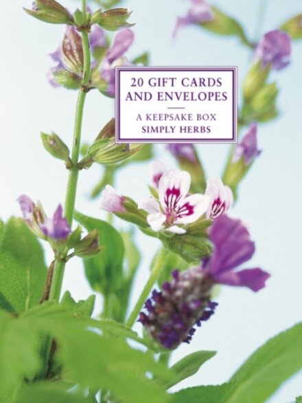 Tin Box of 20 Gift Cards and Envelopes : Simply Herbs