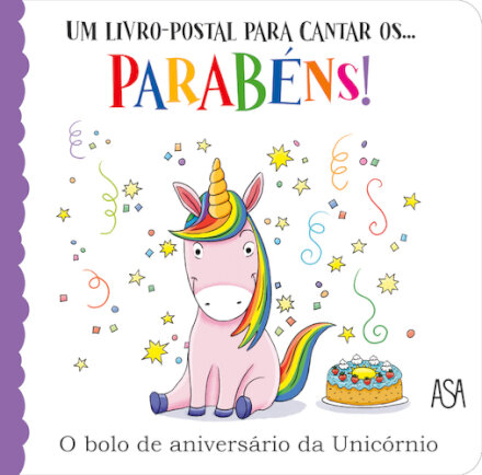 Parabéns! O Bolo de Aniversário Unicórnio