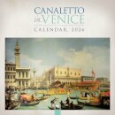 Canaletto in Venice Wall Calendar 2026 (Art Calendar)