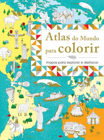 Atlas Do Mundo Para Colorir