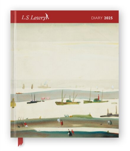 L.S. Lowry 2025 Desk Diary Planner - Week to View, Illustrated throughout