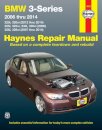 BMW 3-Series 320i & 320xi (2012-2014), 325i, 325xi, 330i & 330xi (2006) & 328i & 328xi (2007-2014) Haynes Repair Manual (USA)