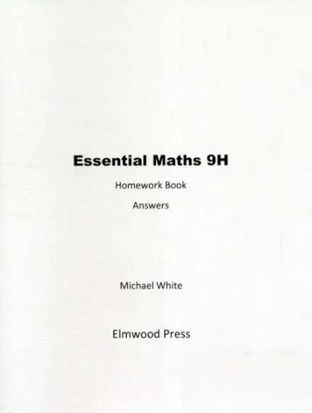 Essential Maths 9H Homework Answers