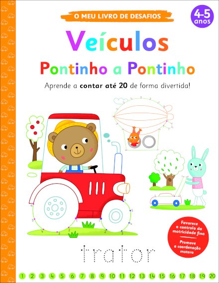 O Meu Livro de Desafios: Veículos Pontinho a Pontinho