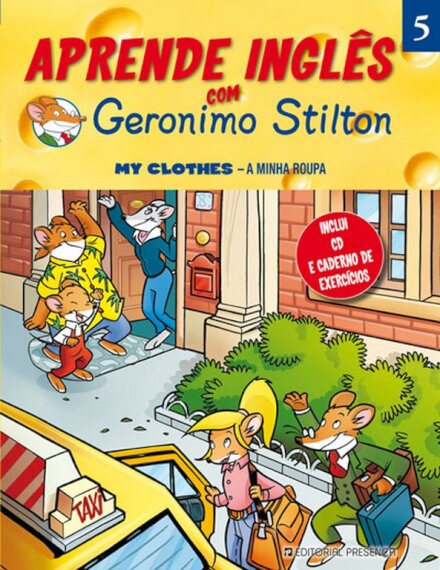 Aprende Inglês Com Geronimo Stilton My Clothes – A Minha Roupa