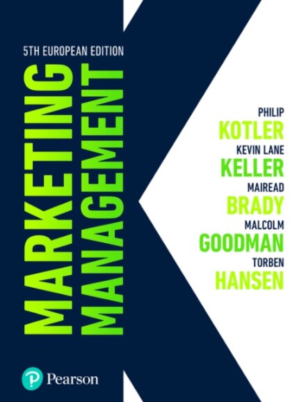 Marketing Management 5th European Edition