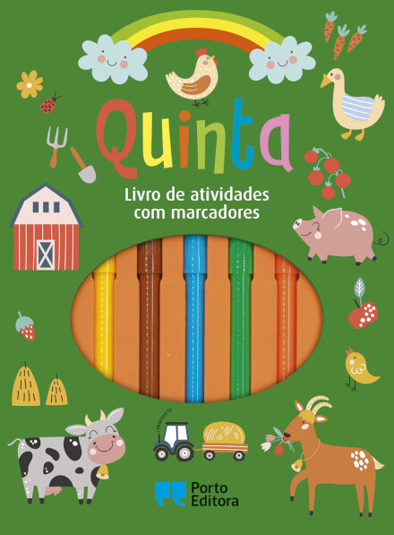 Quinta - Livro de atividades com marcadores