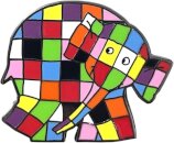 Elmer Looking Front Pin Badge