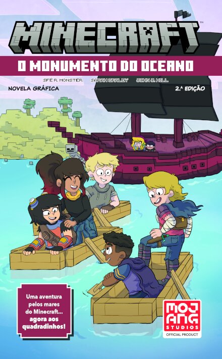 Minecraft: O Monumento do Oceano: Novela Gráfica