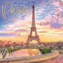 Paris Square Wall Sunday Start Calendar