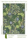 William Morris: Seaweed (Foiled Quarto Journal)