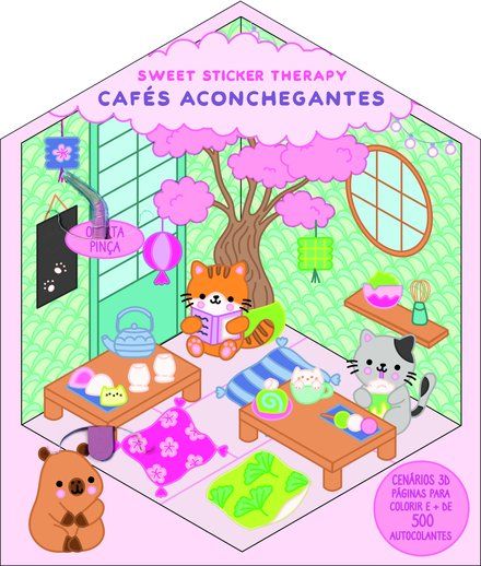 Sweet Sticker Therapy: Cafés Aconchegantes