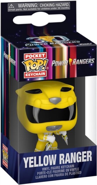Pocket POP! Keychain: Power Rangers - Yellow Ranger