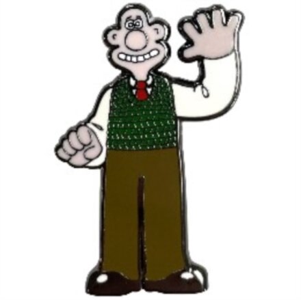 Wallace Character Pin Badge