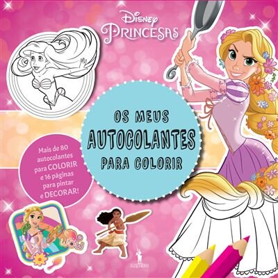 Os meus autocolantes para colorir:  Princesas