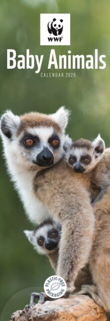 Wwf Baby Animals Slim Calendar 2026