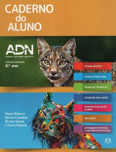 ADN 8.º - Ciências Naturais Caderno de Fichas 2025