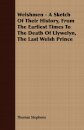Welshmen - A Sketch Of Their History, From The Earliest Times To The Death Of Llywelyn, The Last Welsh Prince