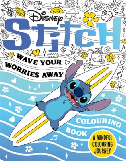 Disney Stitch - Wave Your Worries Away Colouring Book