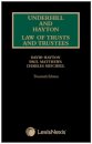 Underhill and Hayton Law of Trusts and Trustees